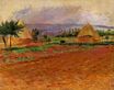 Pierre-Auguste Renoir - Field and haystacks 1885