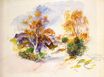 Auguste Renoir - Landscape with trees 1886
