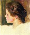 Auguste Renoir - Woman's head 1887