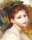 Renoir Pierre-Auguste - Head of a woman 1887