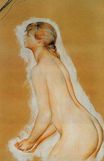 Pierre-Auguste Renoir - Splashing Figure. Nude, study for the Large bathers 1887