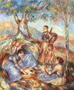 Renoir Pierre-Auguste - The grape pickers at lunch 1888