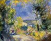 Pierre-Auguste Renoir - View close to Antibes 1889