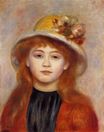 Auguste Renoir - Woman wearing a hat 1889
