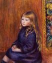 Auguste Renoir - Seated child in a blue dress 1889