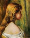 Renoir Pierre-Auguste - Head of a young girl 1890