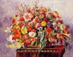 Renoir Pierre-Auguste - Basket of flowers 1890