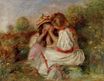Renoir Pierre-Auguste - Two little girls 1890