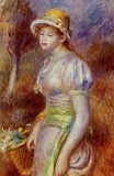 Auguste Renoir - Woman with a basket of flowers 1890