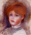 Pierre-Auguste Renoir - Head of a young woman 1893