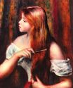 Pierre-Auguste Renoir - Young girl combing her hair 1894