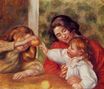 Renoir Pierre-Auguste - Gabrielle Jean and a little girl 1895