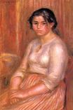 Renoir Pierre-Auguste - Gabrielle seated 1895