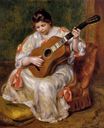 Auguste Renoir - Woman playing the guitar 1896