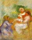 Renoir Pierre-Auguste - Women and child 1896