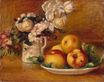 Pierre-Auguste Renoir - Apples and flowers 1896