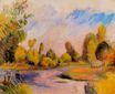 Pierre-Auguste Renoir - Banks of a river 1896