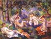 Pierre-Auguste Renoir - Bathers in the forest 1897