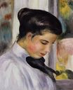 Pierre-Auguste Renoir - Young woman in profile 1897