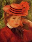 Pierre-Auguste Renoir - Young girl in a red hat 1899