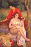 Auguste Renoir - Bather and maid. The toilet 1900