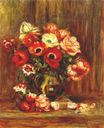 Renoir Pierre-Auguste - Still life with anemones 1900