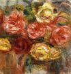 Renoir Pierre-Auguste - Bouquet of roses in a vase 1900