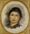 Renoir Pierre-Auguste - Head of a young woman 1902