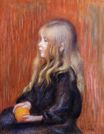 Pierre-Auguste Renoir - Coco holding a orange 1904