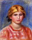 Pierre-Auguste Renoir - Head of a young girl 1905