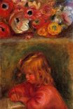 Pierre-Auguste Renoir - Portrait of Coco and flowers 1905