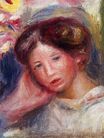 Pierre-Auguste Renoir - Woman's head 1905