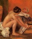 Pierre-Auguste Renoir - Bather drying her feet 1907