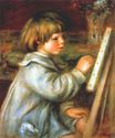Pierre-Auguste Renoir - Portrait of Claude Renoir painting 1907
