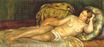 Renoir Pierre-Auguste - Nude reclining on cushions 1907