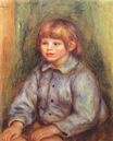 Auguste Renoir - Seated Portrait of Claude Renoir 1909