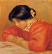 Pierre-Auguste Renoir - Leontine reading 1909