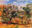 Pierre-Auguste Renoir - Landscape near Cagnes 1910
