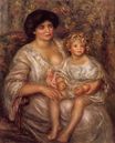 Auguste Renoir - Madame Thurneyssan and her daughter 1910