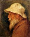 Auguste Renoir - Self-portrait with a white hat 1910