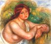 Renoir Pierre-Auguste - Study of a nude 1910