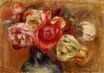 Pierre-Auguste Renoir - Vase of roses 1910