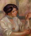 Renoir Pierre-Auguste - Woman with a necklace 1910