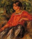 Pierre-Auguste Renoir - Gabrielle in the garden at Cagnes 1911