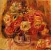 Pierre-Auguste Renoir - Roses in a vase 1912