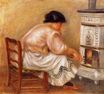Auguste Renoir - Woman stoking a stove 1912