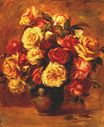Renoir Pierre-Auguste - Bouquet of roses 1913
