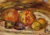 Auguste Renoir - Still life pomegranate, figs and apples 1915