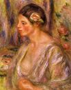 Auguste Renoir - Madeline wearing a rose 1916
