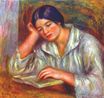Pierre-Auguste Renoir - Woman in white 1916